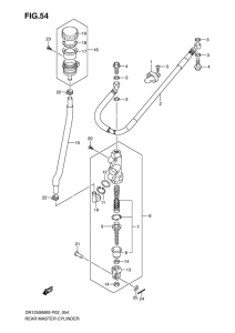 DR125 Задний тормозной цилиндр