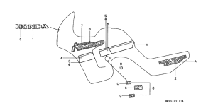 XL600V Stripe / mark