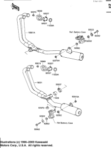 ZX600 Глушитель