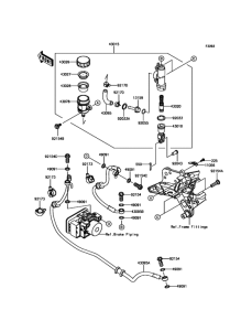 ZR800 Задний торм цилиндр