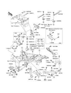 ZX600 Frame fittings(1 / 2)