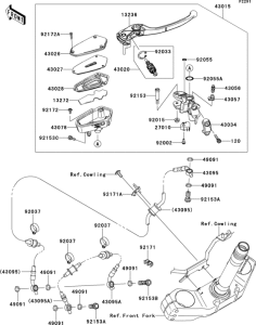 ZR750 Главный тормозной цилиндр