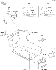  Cowling lowers(1 / 2)(ex500-a7)