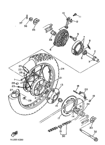 XT600Z Переднее колесо
