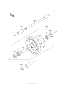 VN900 Переднее колесо