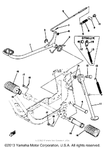 DT80 Stand - footrest