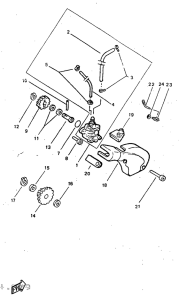 DT50R Масляный насос