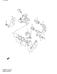 RM85 Задний суппорт