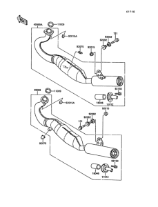 KR250 Глушитель