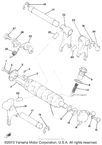 RS100C Переключение скоростей