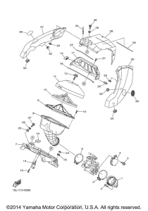 YZ450FEW Впускная система