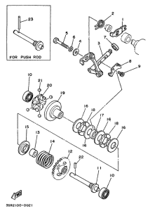 YZ125 Регулятор,вед .звезда