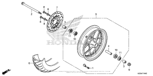 MSX125 Переднее колесо