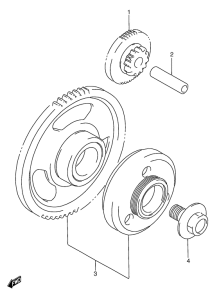 GSX750 Муфта стартера
