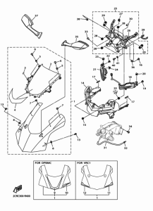 YZF-R1 Обтекатель 1