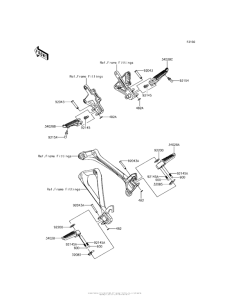 ZX1000 Подножки
