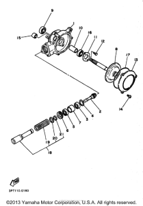 PW50K1 Ведущий вал