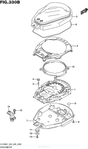 VL1500T Speedometer (Vl1500Bl7 E28)
