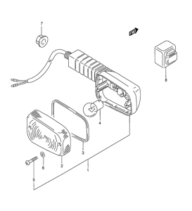 AE50 Rear turnsignal lamp