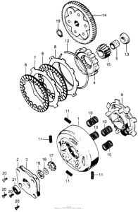 CT70 Сцепление