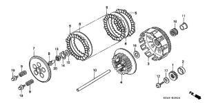 CR125R Бендикс