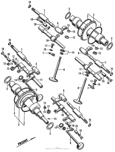 CL450 Распределительный вал и клапана