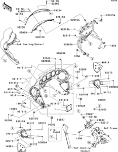 VN1700 Cowling(inner)
