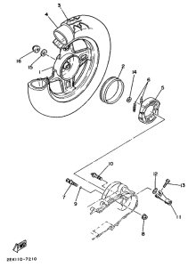 SH50 Переднее колесо