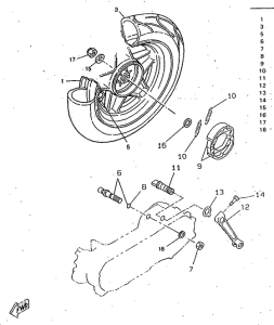 CW50RS Переднее колесо