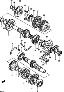 RM500 Трансмиссия