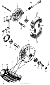C70 Переднее колесо
