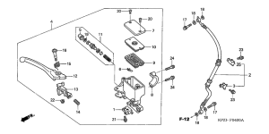 SES150 Fr. brake master cylinder