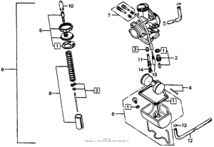 CB125S Carburetor 76