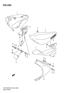 VZR1800 Боковая крышка
