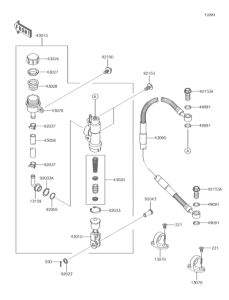  リヤマスタシリンダ