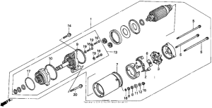 GL1500I Стартер