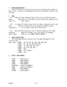 FZ50 Catalog preface