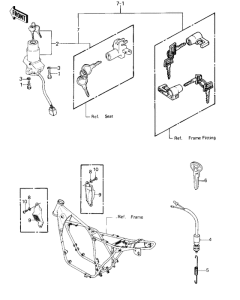 KZ1000 Замок зажикания