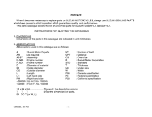 GS500 Catalog preface