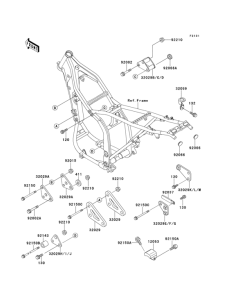  Рама ,крепежные детали