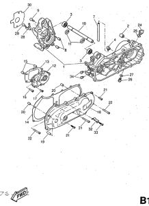 YQ50 Картер двигателя