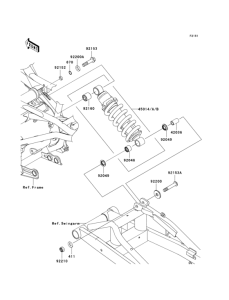 ER650 Подвеска  /  амортизатор