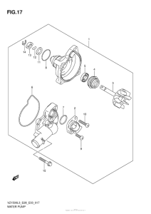 VZ1500 Водяной насос