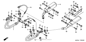 ST1300 Глушитель