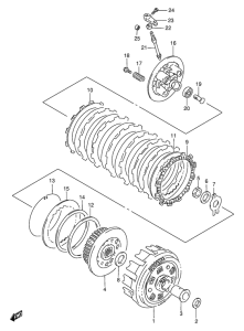 DR650 Бендикс