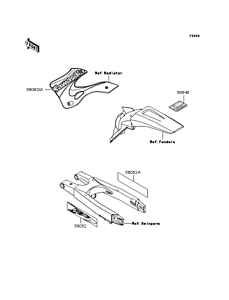 KX125 Наклейки