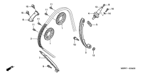  Цепь грм / натяжное устройство