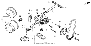 VT600C Масляный насос