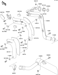 EL250 Глушитель