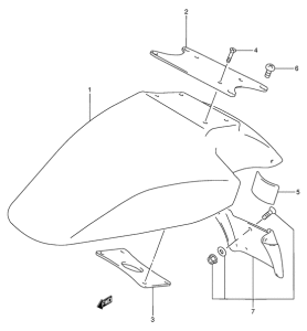 RF900 Переднее крыло